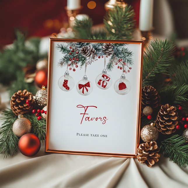 Merry Little Christmas Baby Shower Favours Poster (Creator Uploaded)