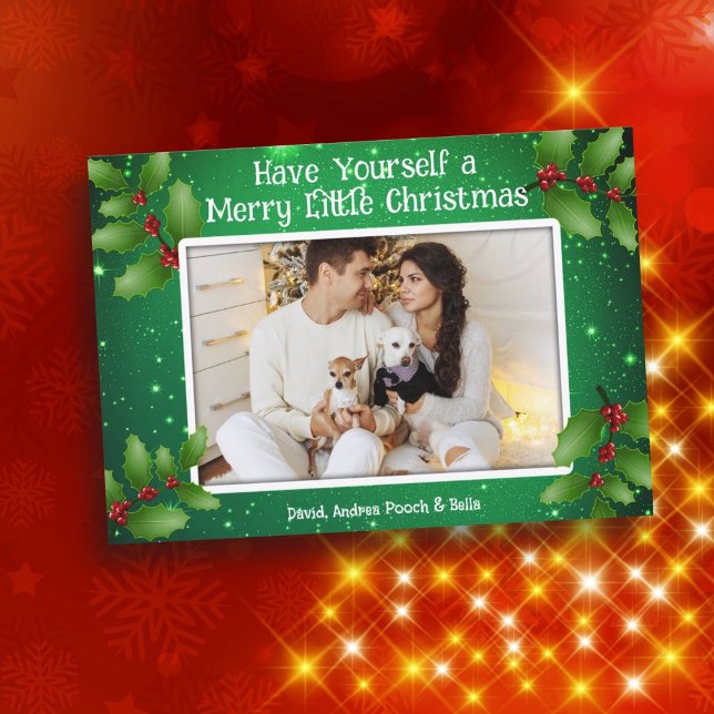 Merry Little Christmas Big Photo Cards (Creator Uploaded)