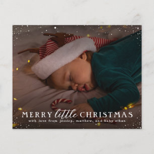 Merry Little Christmas   Budget Holiday Photo Card