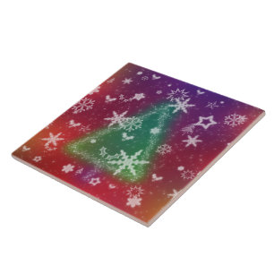 Merry Little Christmas Decorative Tile / Trivet
