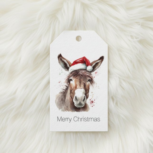 Merry Little Christmas Donkey Gift Tags (Creator Uploaded)
