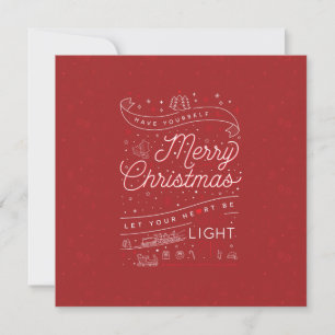 Merry Little Christmas Flat or Photo Card 5.25