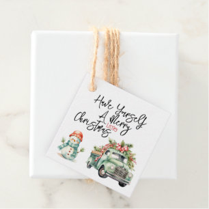 Merry Little Christmas Gift Tags