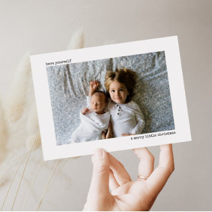 Merry Little Christmas  Holiday Card