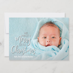 Merry Little Christmas Holiday Photo Cards
