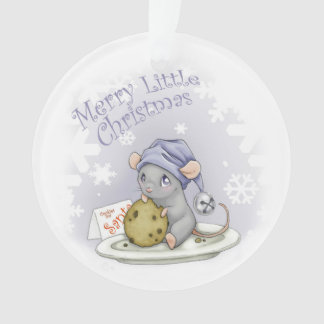 Merry Little Christmas Mouse Ornament