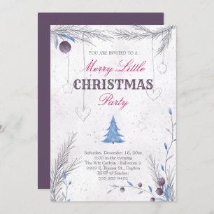Merry Little Christmas Party Invitation