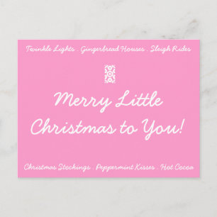 MERRY LITTLE CHRISTMAS Postcard