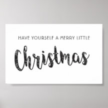 Merry Little Christmas Poster