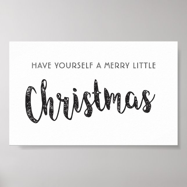 Merry Little Christmas Poster (Front)