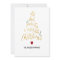 Merry Little Christmas round sticker