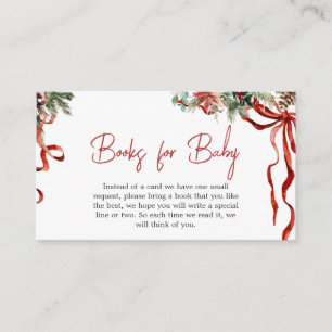 Merry Little Christmas Santa Baby Books for Baby Enclosure Card