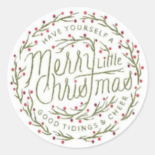 Merry Little Christmas Stickers