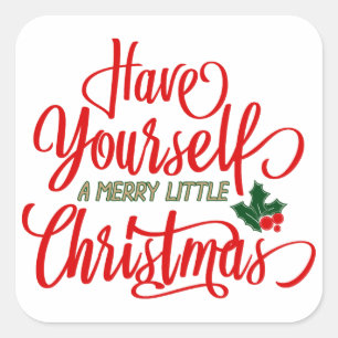 Merry Little Christmas Stickers