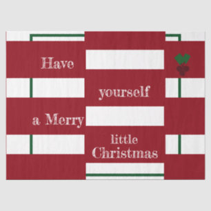 "Merry Little Christmas" Tissue Paper