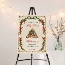 Merry Little Coquette Christmas Baby Shower