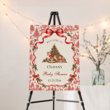 Merry Little Coquette Christmas Baby Shower