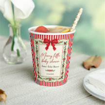 Merry Little Coquette Christmas Baby Shower