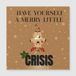 Merry Little Crisis – Funny Christmas Card