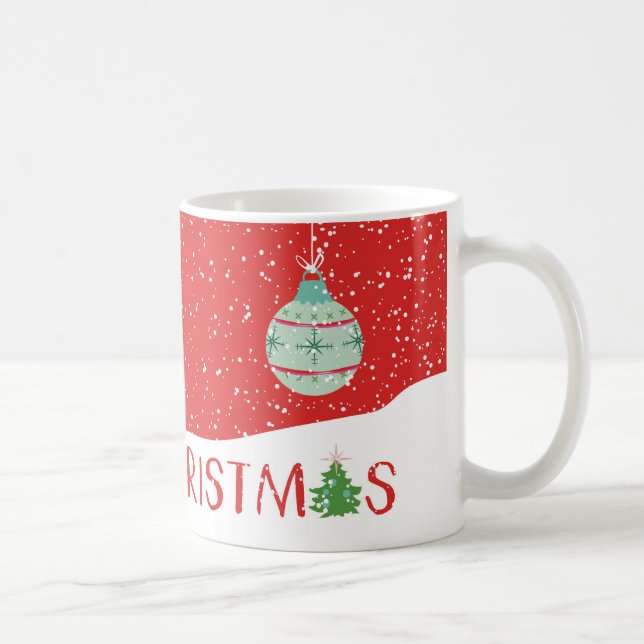 Merry Little Ornaments Christmas Coffee Mug (Right)