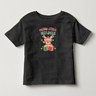 Merry Little Reindeer Christmas T-Shirt