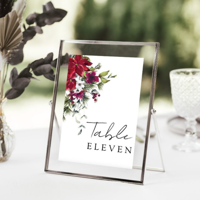 Merry Little Wedding Table Number (Creator Uploaded)