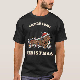 Merry Long Christmas Shirt – Funny Dachshund