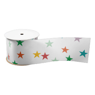 MERRY LOVE JOY   COLORFUL CHRISTMAS SATIN RIBBON