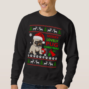 Merry lovely pug christmas funny Essential T-Shirt Sweatshirt