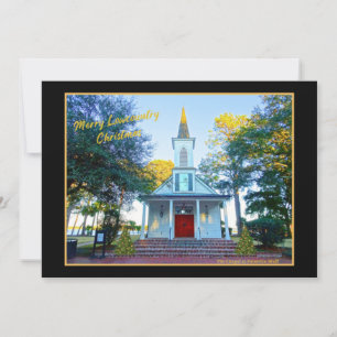 Merry Lowcountry Christmas Chapel Palmetto Bluff Holiday Card