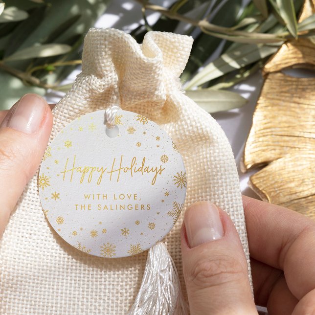 Merry Magic | Snowflake Holiday Gift Tags (Creator Uploaded)