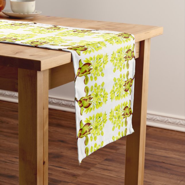 'Merry Maples' on a Table Runner (In Situ)
