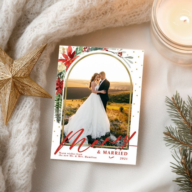 Merry & Married Christmas Wedding Announcement (Creator Uploaded)