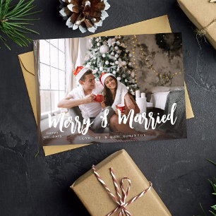 Merry & Married Minimalist H Photo