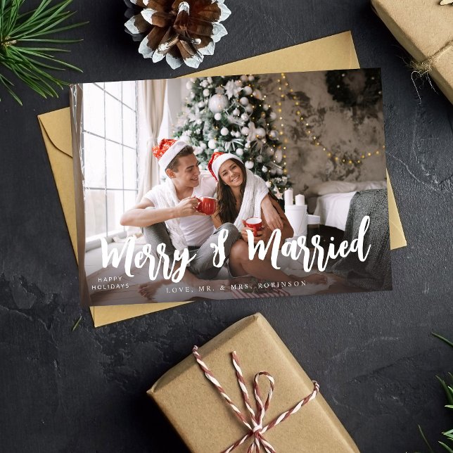 Merry & Married Minimalist H Photo (Creator Uploaded)