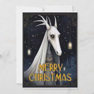 Merry Mary Lwyd Christmas Holiday Card