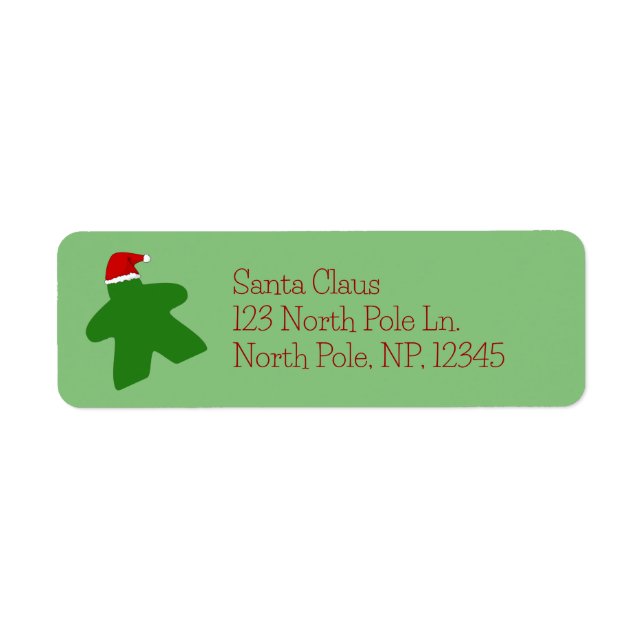 Merry Meeple Return Address Label (Front)