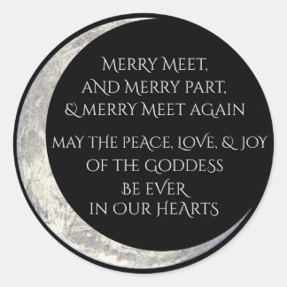 Merry meet, and merry part sticker