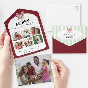Merry Memories 7 Photos All In One Christmas Card