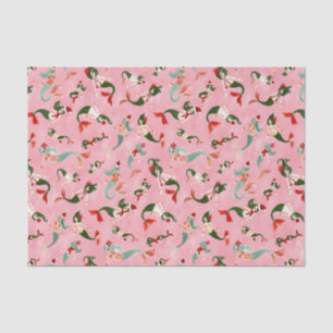 MERRY MERMAIDS PINK TISSUE PAPER
