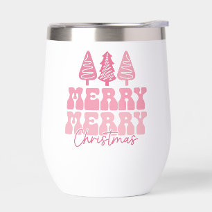 Merry Merry Christmas - Pink Holiday Design