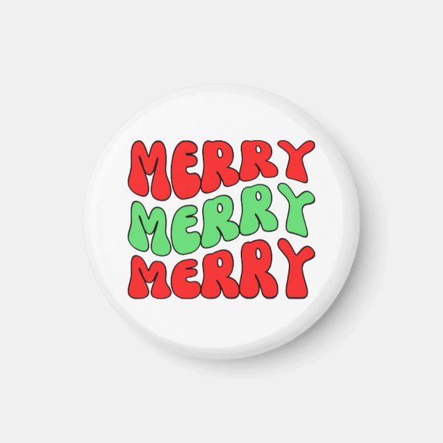 Merry Merry Merry     Magnet (Front)