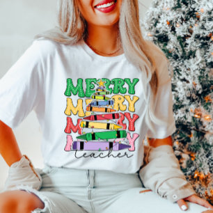 Merry Merry Teacher T-Shirt