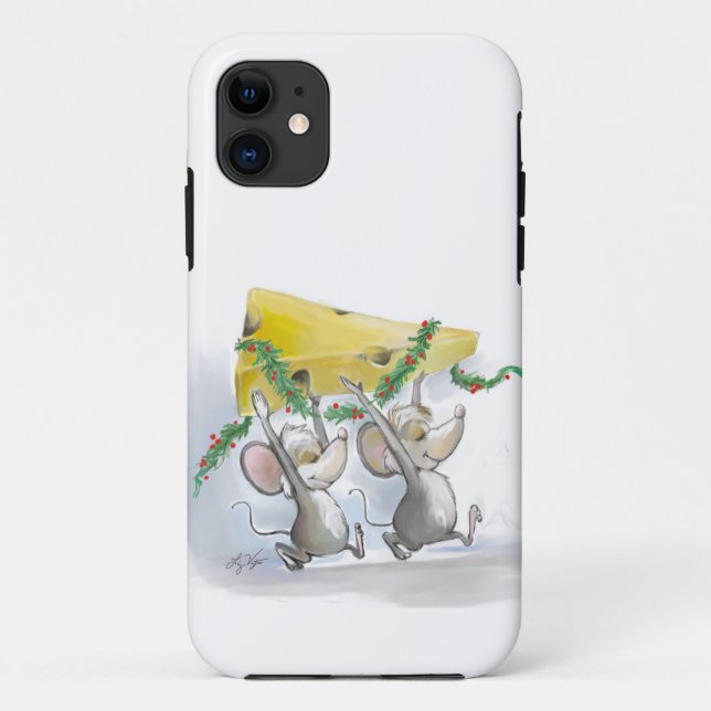 Merry Mice Mic & Mac Holiday iphone6 Case (Back)