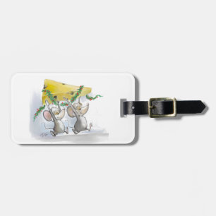 Merry Mice Mic & Mac Luggage Tag