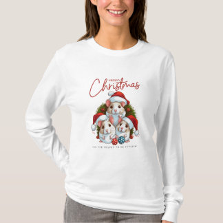 Merry Mice Trio: Whisking You Christmas Cheer T-Shirt