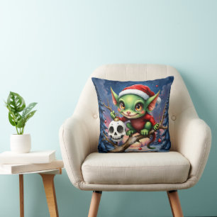 Merry Mischief – The Little Christmas Elf. Cushion