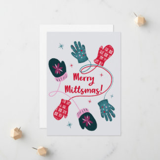 Merry Mittsmas Christmas Card
