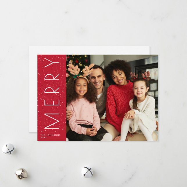 MERRY | Modern trendy holiday (Front/Back In Situ)