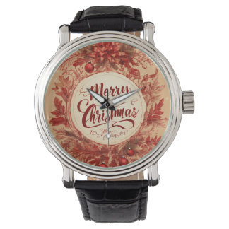 Merry Moments: Christmas-Themed Keychain Watch
